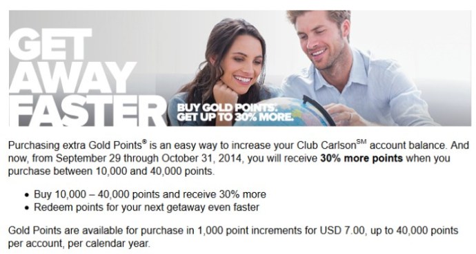 2014-10-03 Club Carlson Promo