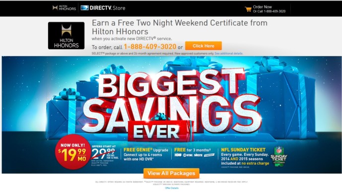 2014-12-19 Hilton DirecTV Promo
