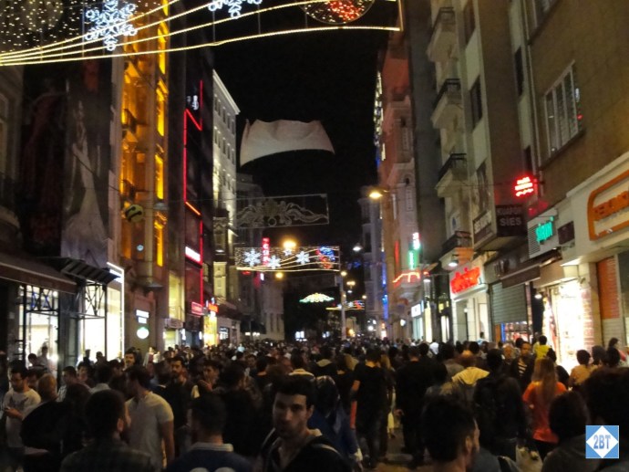 Taksim Square by night