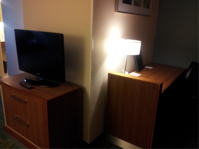 SpringHill Suites Arcadia TV Stand and Desk