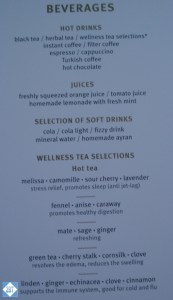 TK Menu Drinks 1