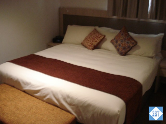 King bed in the master bedroom