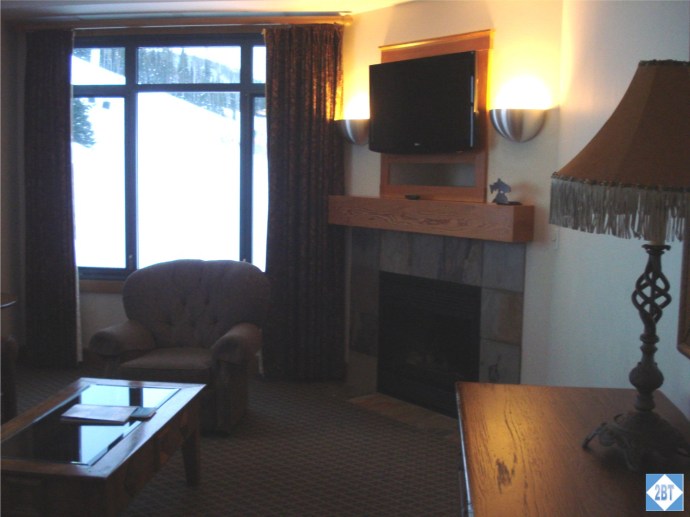 The living room is a little hard to capture in photos as it's too dark with the curtains closed and too bright with them open!