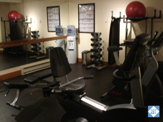 Recumbent bike and weights