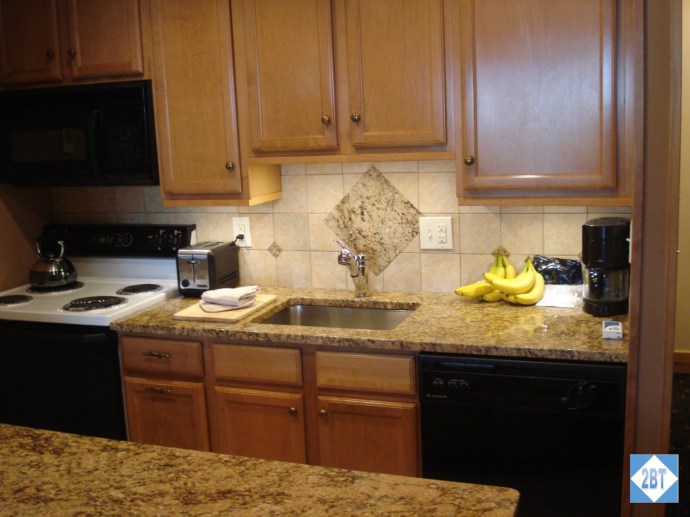 Kitchen viewed from the living room