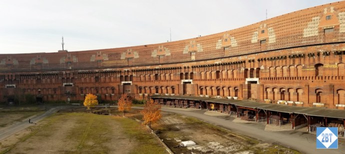 The inner area of the Congress Hall. Largely unused except as a storage area for the booths for Christmas markets.
