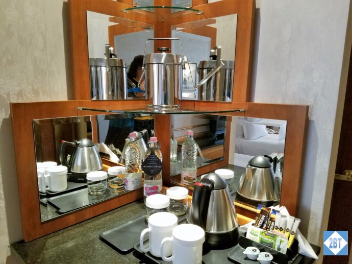 Twin Guest Room Coffee and Tea Station