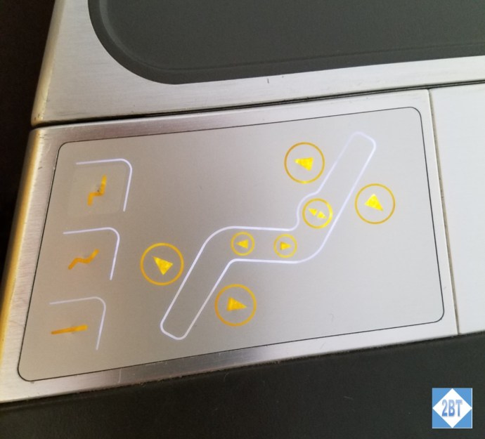 LH 430 Business Class Seat Controls