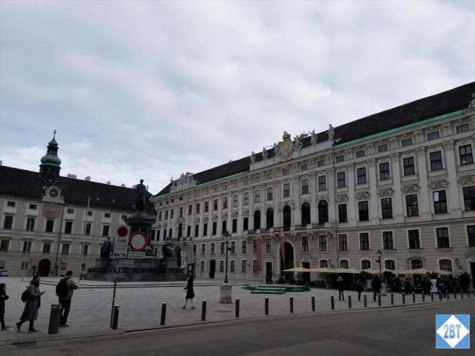 One of the many courtyards of Hofburg Palace